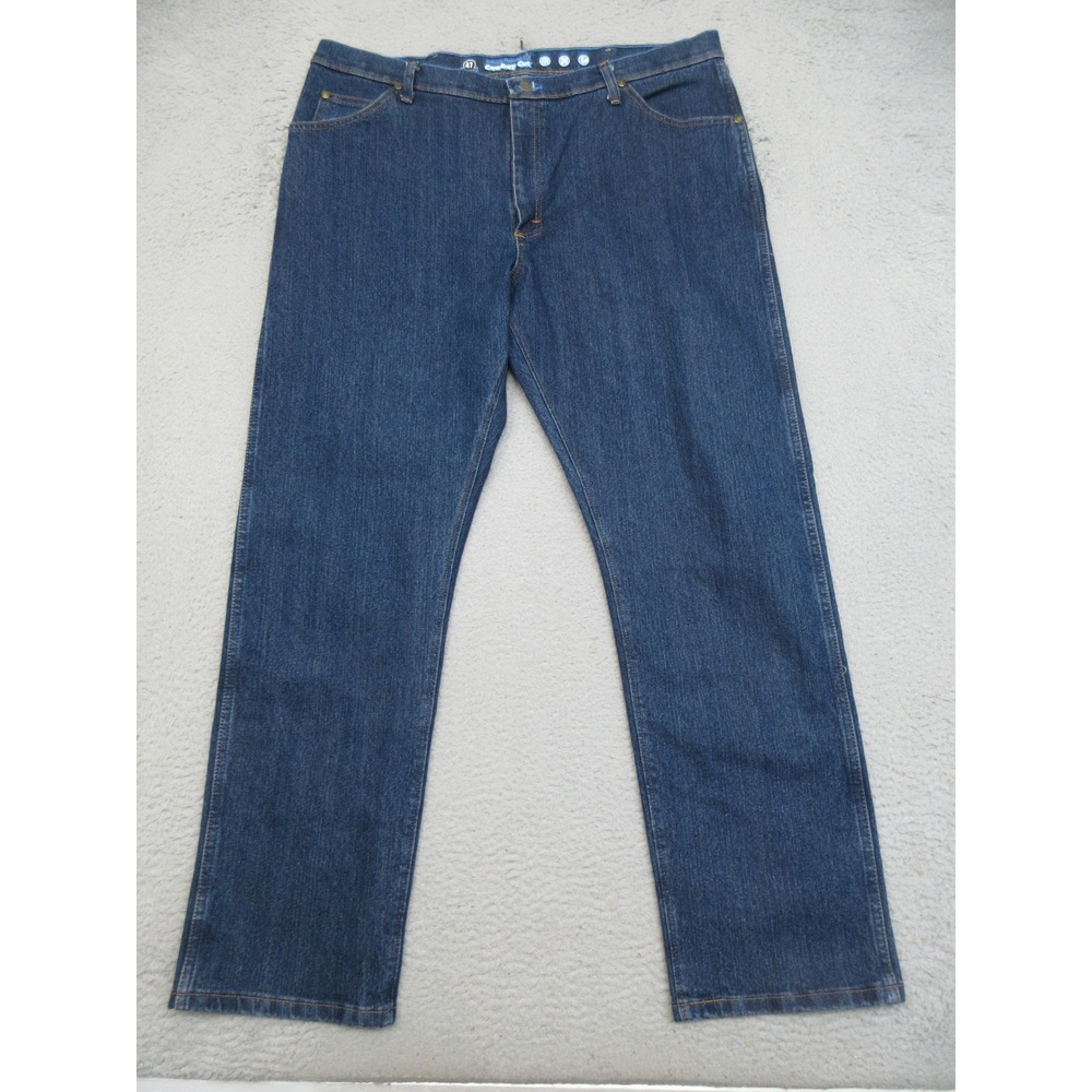 Wrangler Premium Performance Cowboy Cut Jeans Men 40x32 Blue Western Workwear